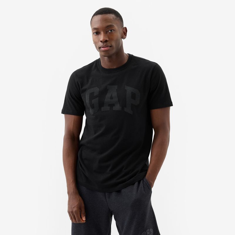GAP - Camiseta Hombre Manga corta con Logo Regular fit de Algodón GAP
