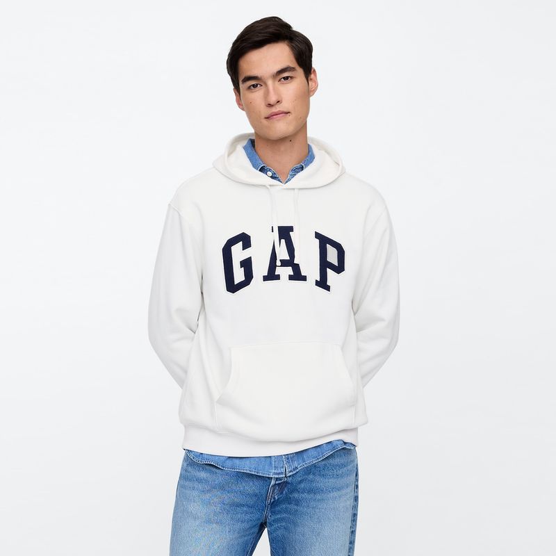GAP - Hoodie Hombre con Logo de Algodón GAP