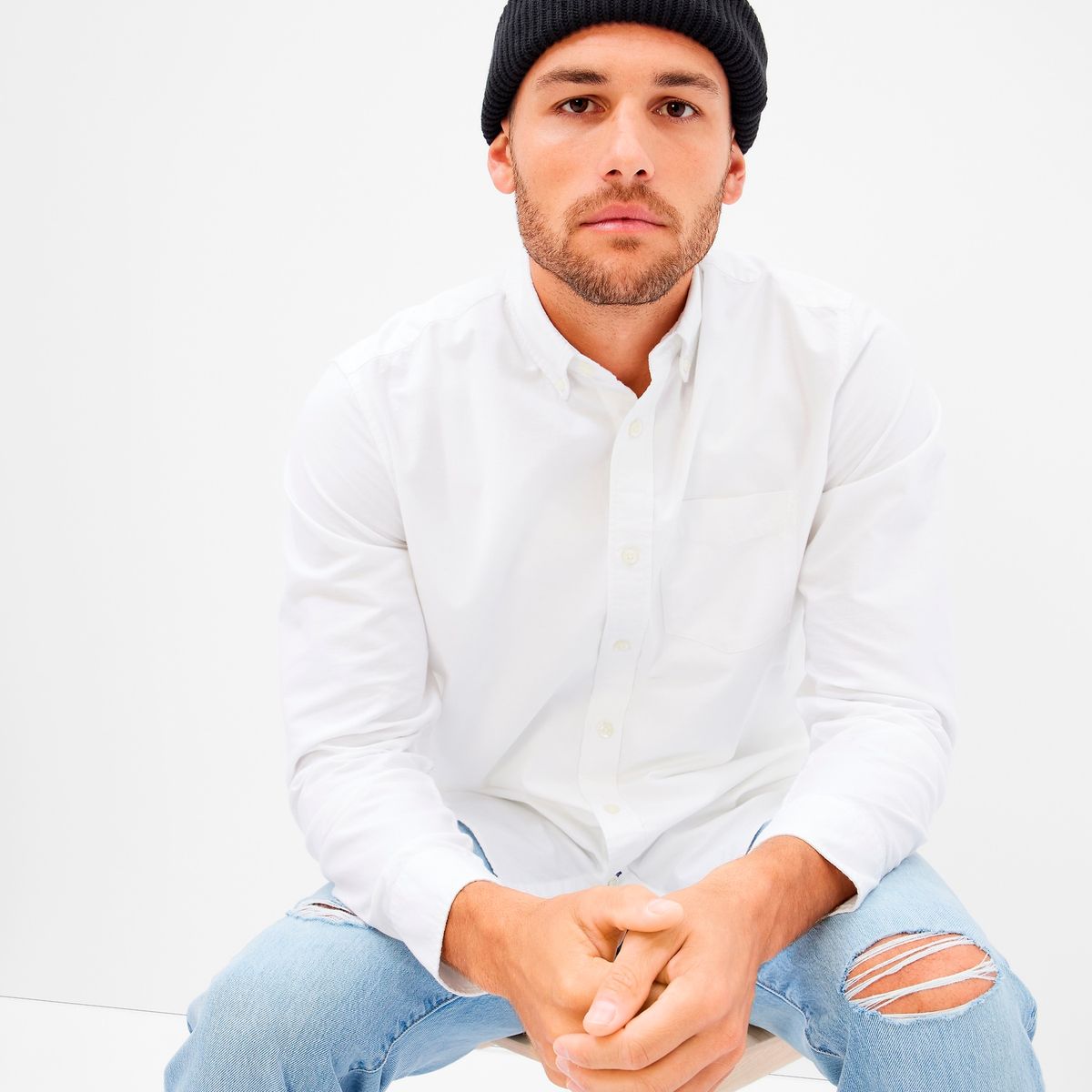 GAP - Camisa Hombre Manga larga de Algodón GAP 