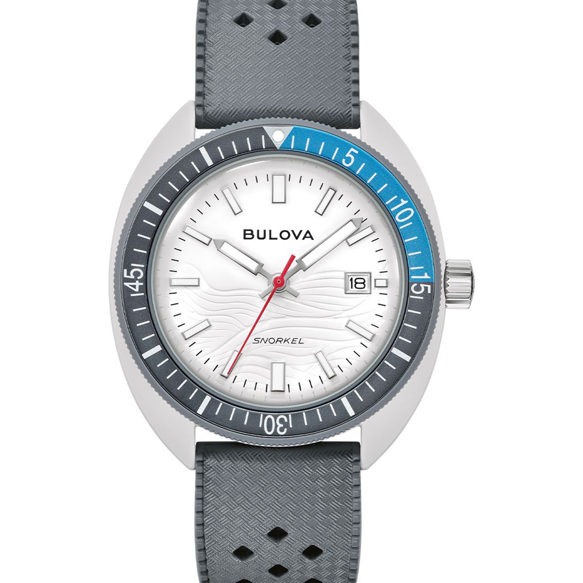 BULOVA - Reloj Bulova Hombre Snorkel. Relojes Silicona Gris 98B449