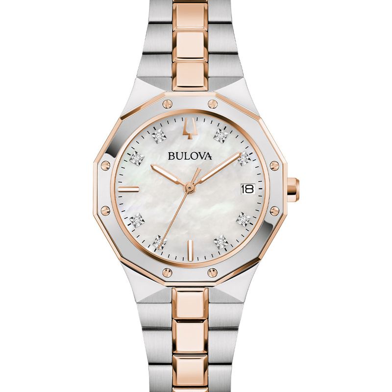 BULOVA - Reloj Bulova Mujer Prestige. Relojes Acero Inoxidable Plateado 98P235