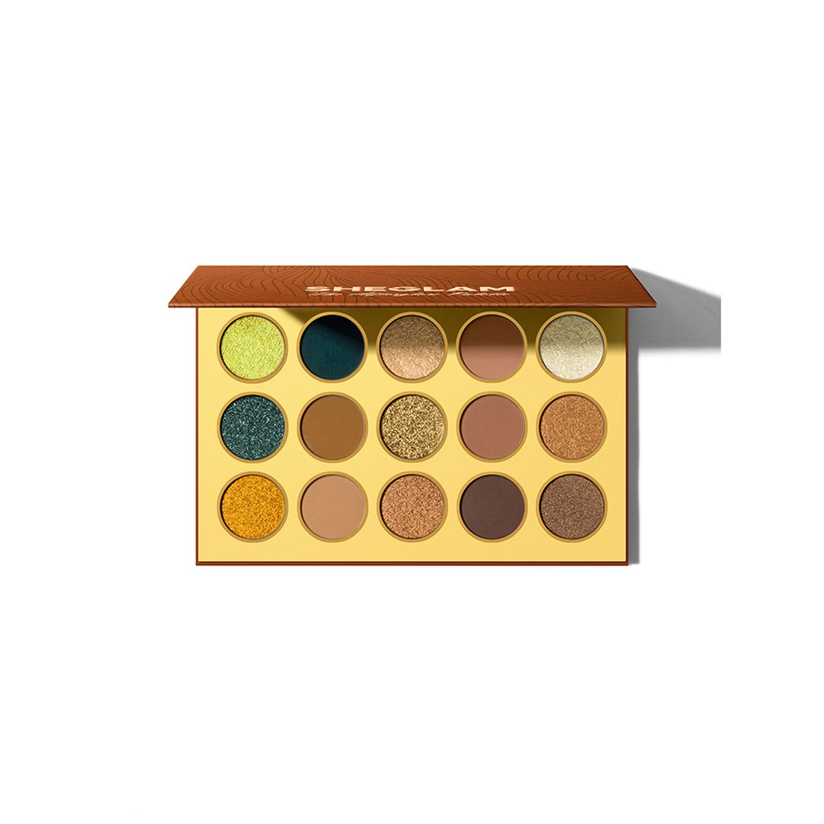 SHEGLAM - Sombra de ojos Afterglow Palette 15-Color Matte Gilding Shimmer Sheglam Eyeshadow Palette 18 gr 
