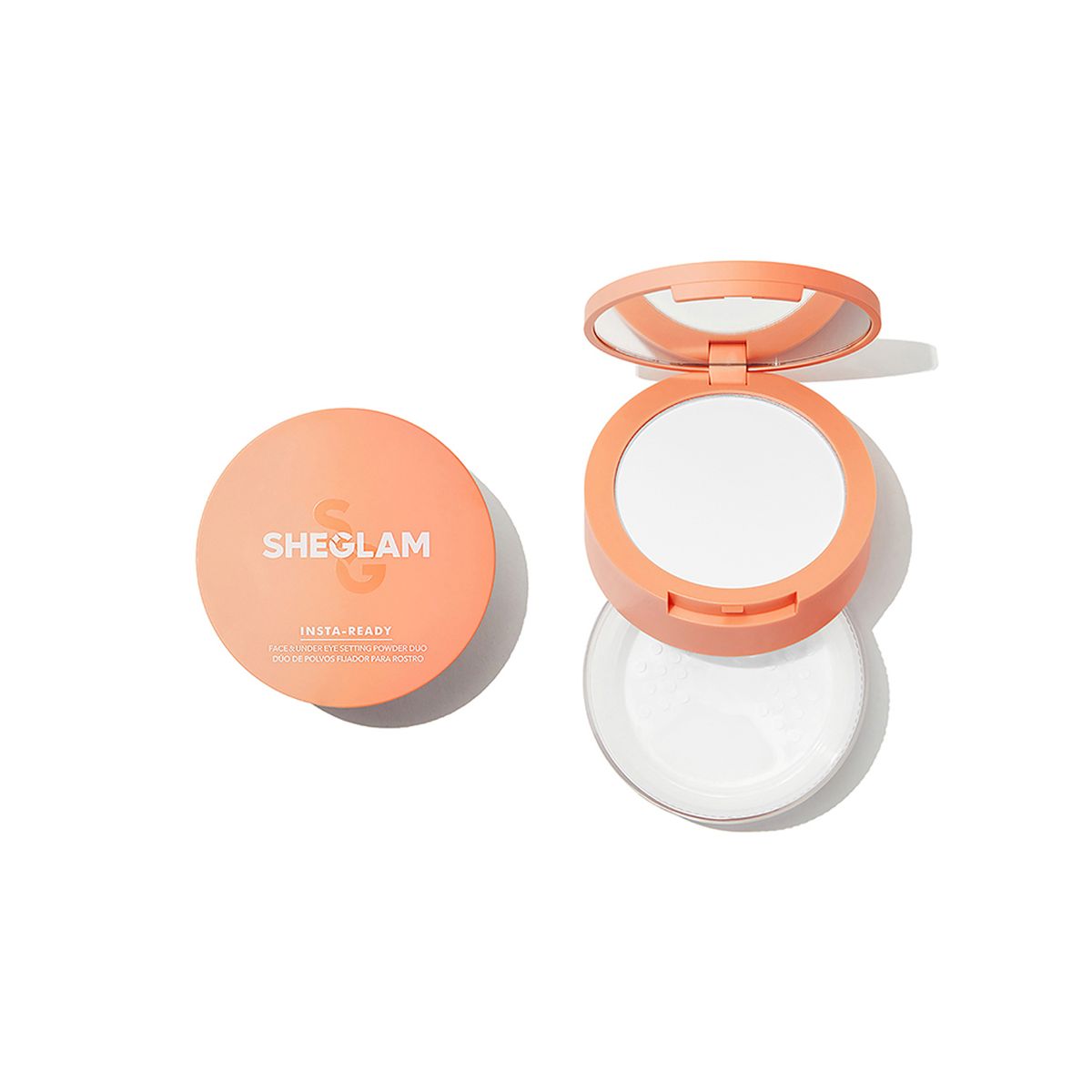 SHEGLAM - Polvo Compacto Insta-Ready Face & Under Eye Setting Powder Duo-Translucent SHEGLAM 4 gr