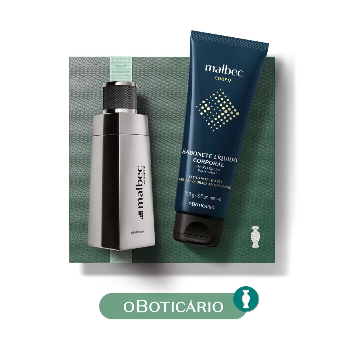 MALBEC - Set de Perfume Hombre Malbec O Boticario Incluye: 2 productos 