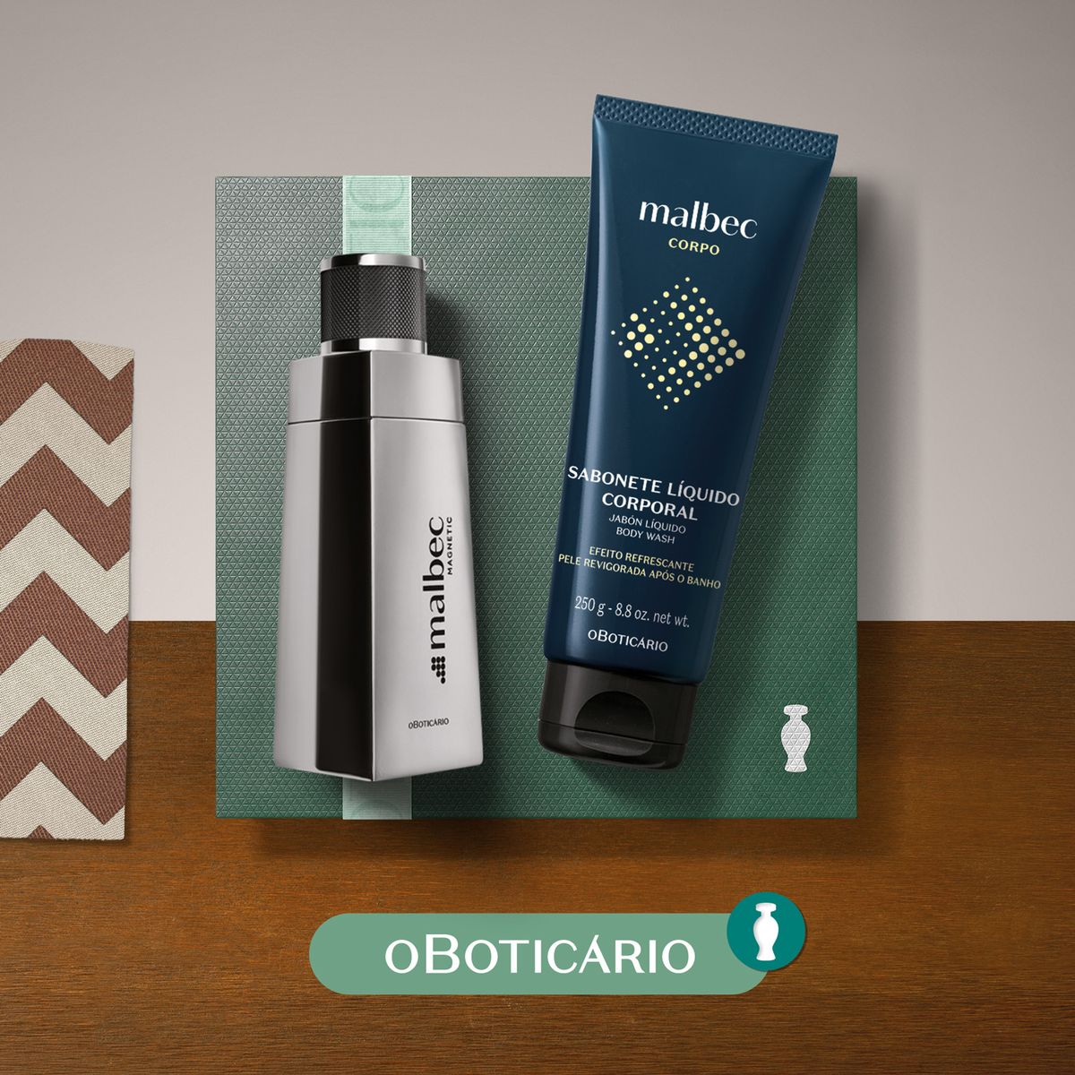 MALBEC - Set de Perfume Hombre Malbec O Boticario Incluye: 2 productos 