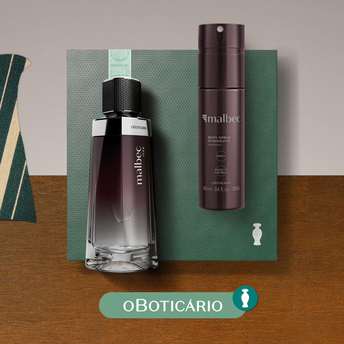 MALBEC - Set de Perfume Hombre Malbec O Boticario Incluye: 2 productos 