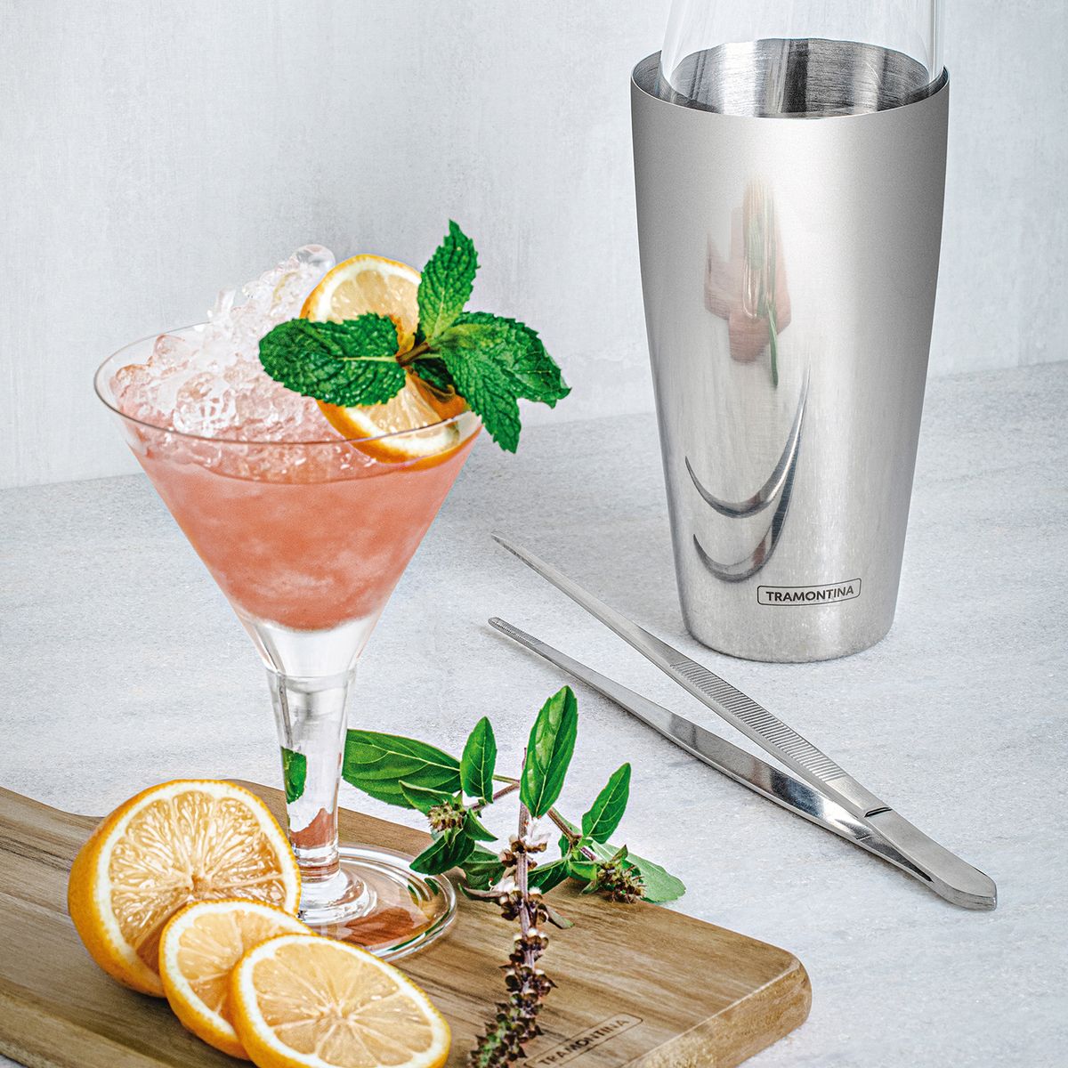 TRAMONTINA - Pinzas para decoración Tramontina de acero inoxidable de 24 cm