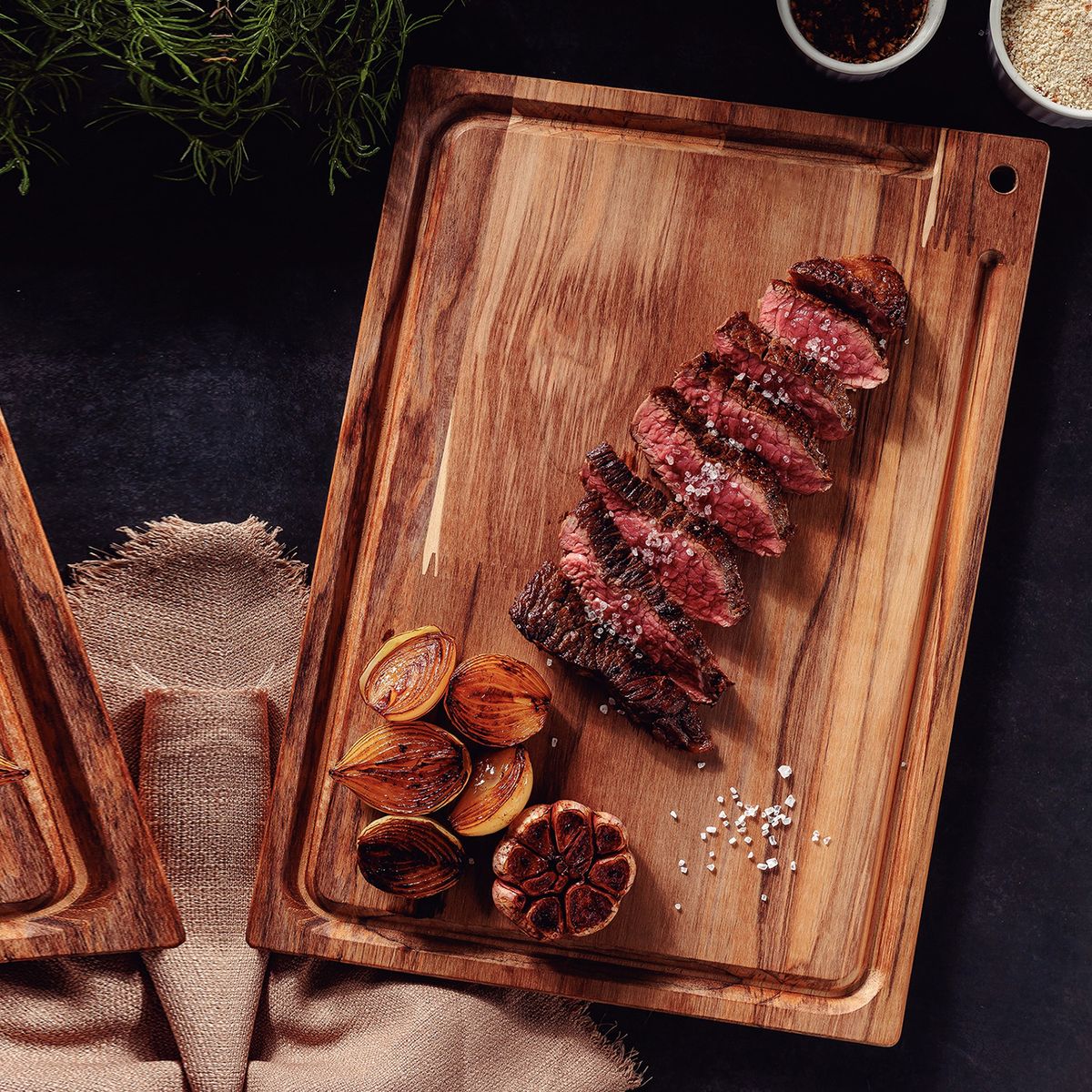 TRAMONTINA - Tabla Tramontina Rectangular en Madera con Acabado Natural