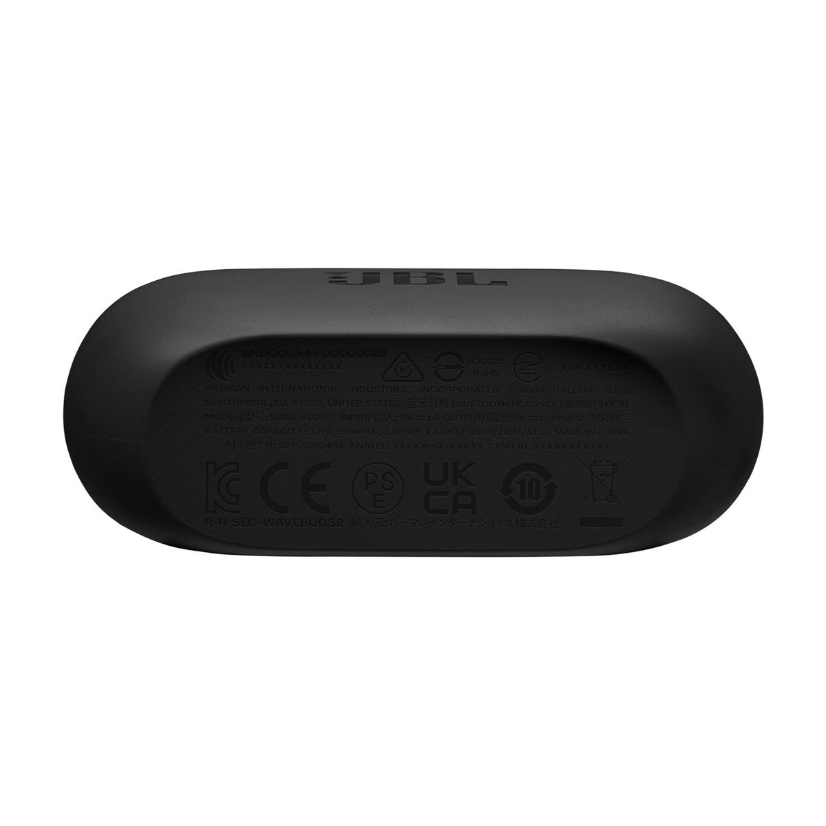 JBL - Audífonos JBL Bluetooth JBLWBUDS2BLK
