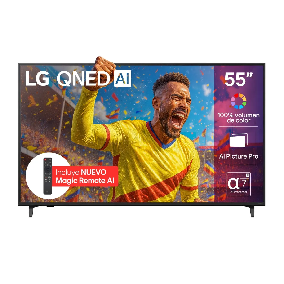 LG -  Televisor | LG | 55 pulgadas | 4K Ultra HD | QNED | 55QNED70ASA