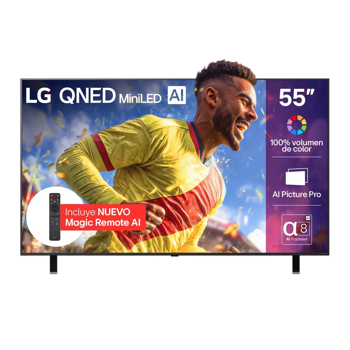 LG -  Televisor | LG | 55 pulgadas | 4K Ultra HD | QNED | 55QNED85ASG