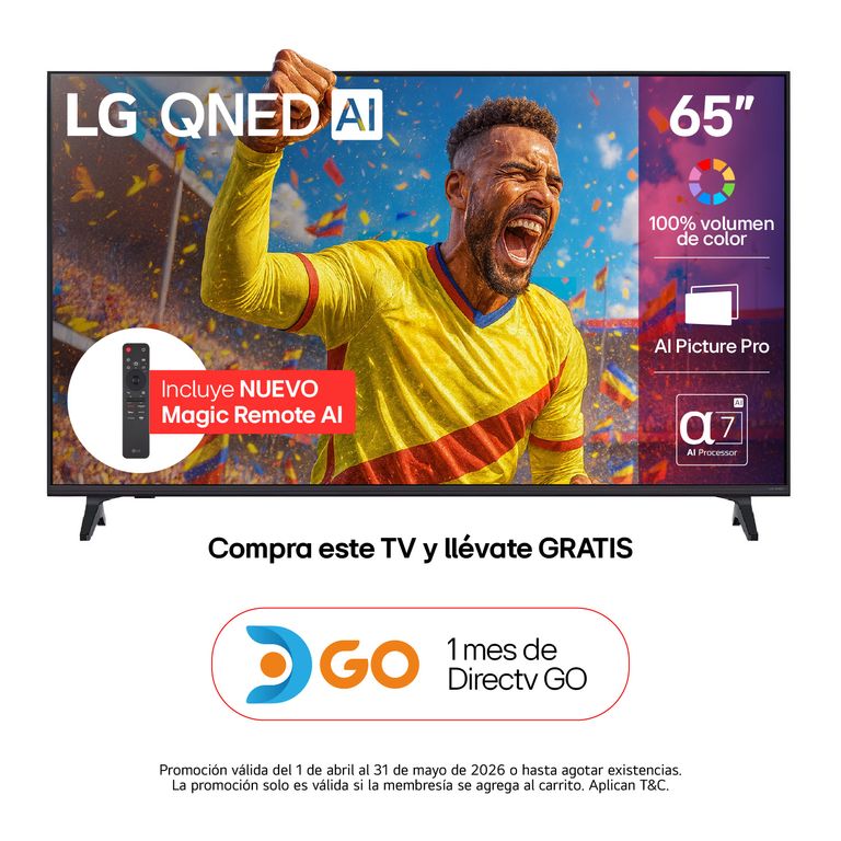 Televisor LG |65 pulgadas |4K UHD |QNED |65QNED70ASA