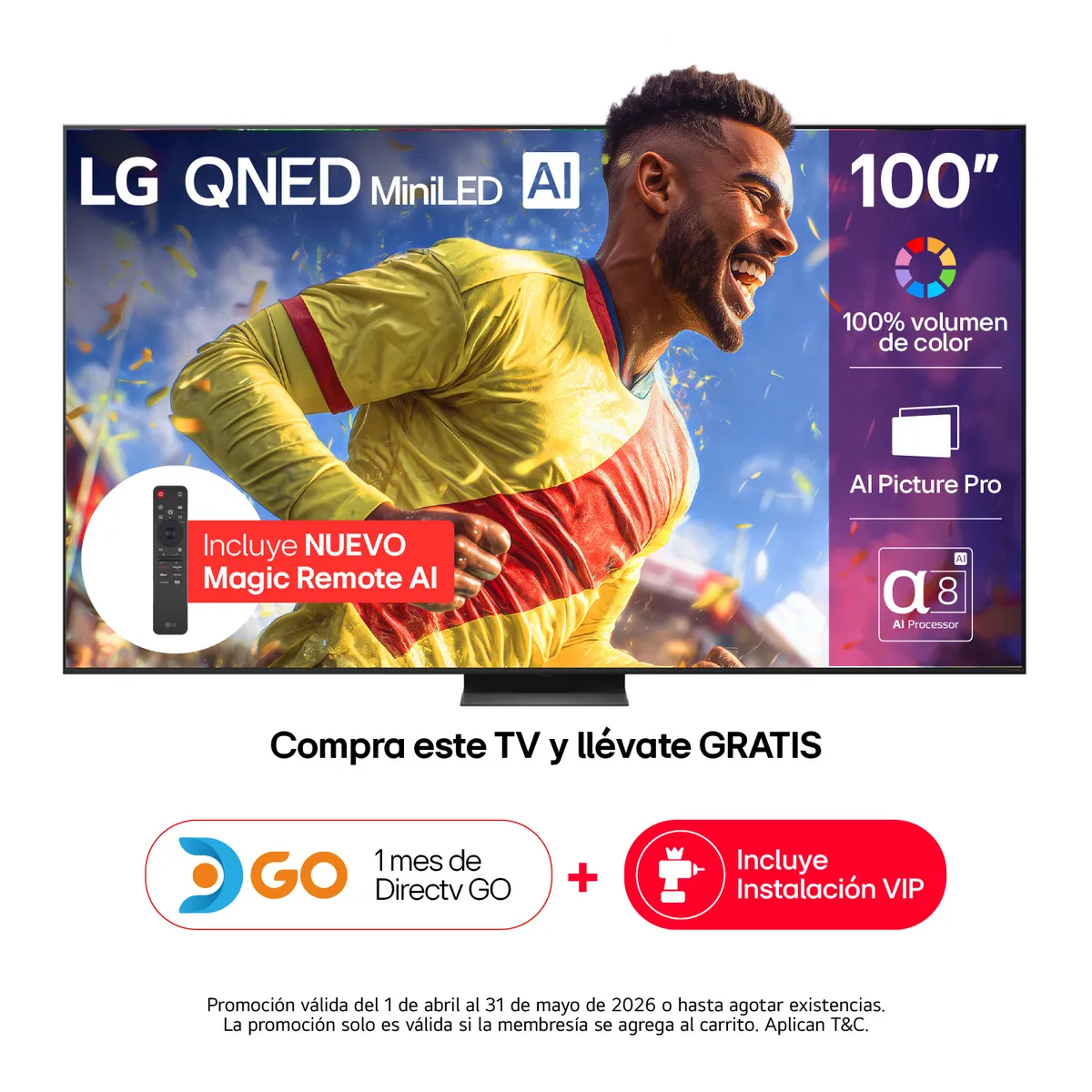 LG - Televisor | LG | 100 pulgadas | 4K Ultra HD | QNED Evo MiniLED | 100QNED86AS