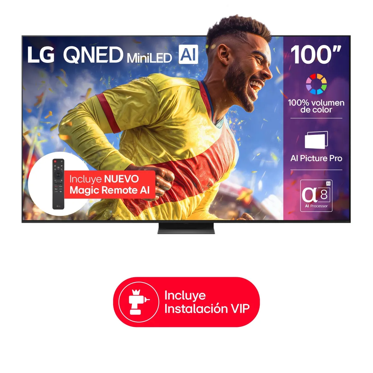 LG - Televisor | LG | 100 pulgadas | 4K Ultra HD | QNED Evo MiniLED | 100QNED86AS