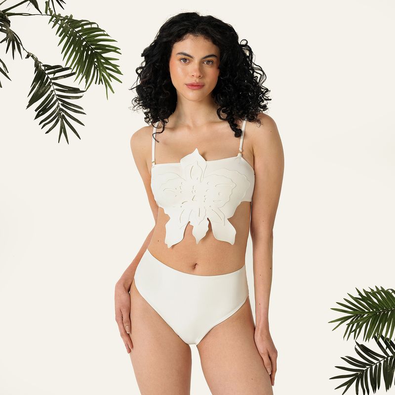 BAHIA MARIA X FALABELLA - Top de vestido de baño Floron Bahia Maria x Falabella