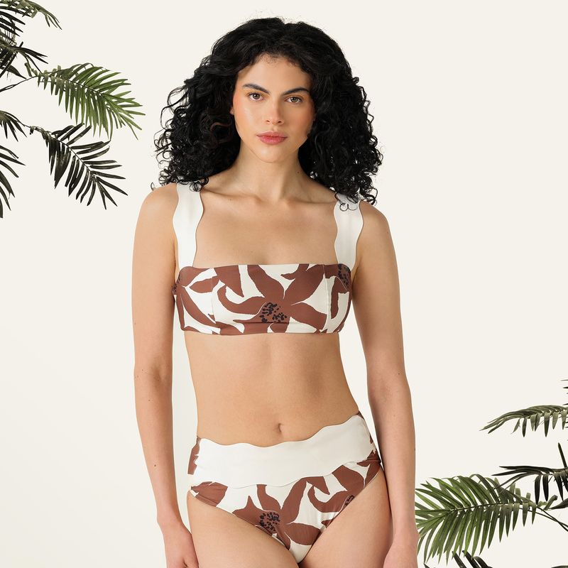 BAHIA MARIA X FALABELLA - Top de vestido de baño Hondas Bahia Maria x Falabella
