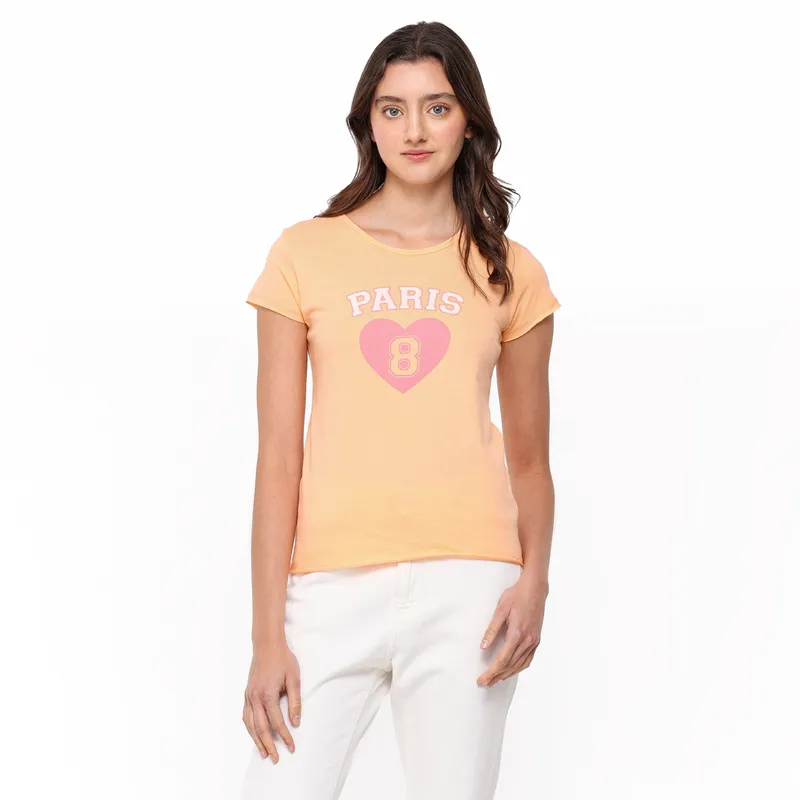 ELV - Camiseta Niña con Estampado Print Manga corta ELV