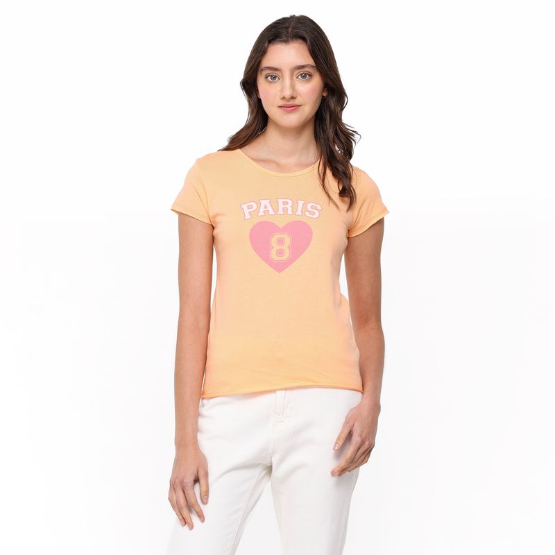 ELV - Camiseta Niña con Estampado Print Manga corta ELV