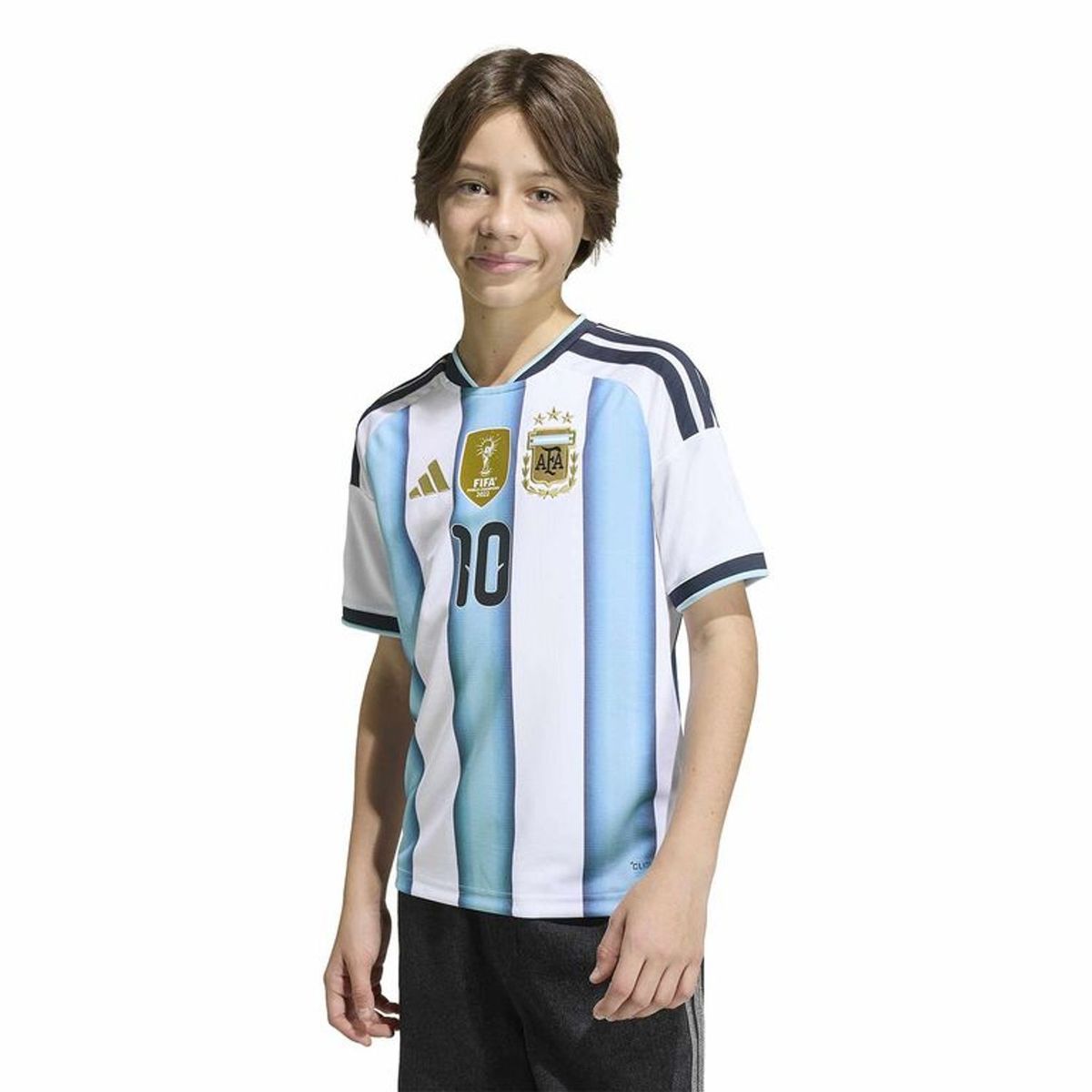 ADIDAS - Camiseta de fútbol Unisex niño con Logo Manga corta Adidas