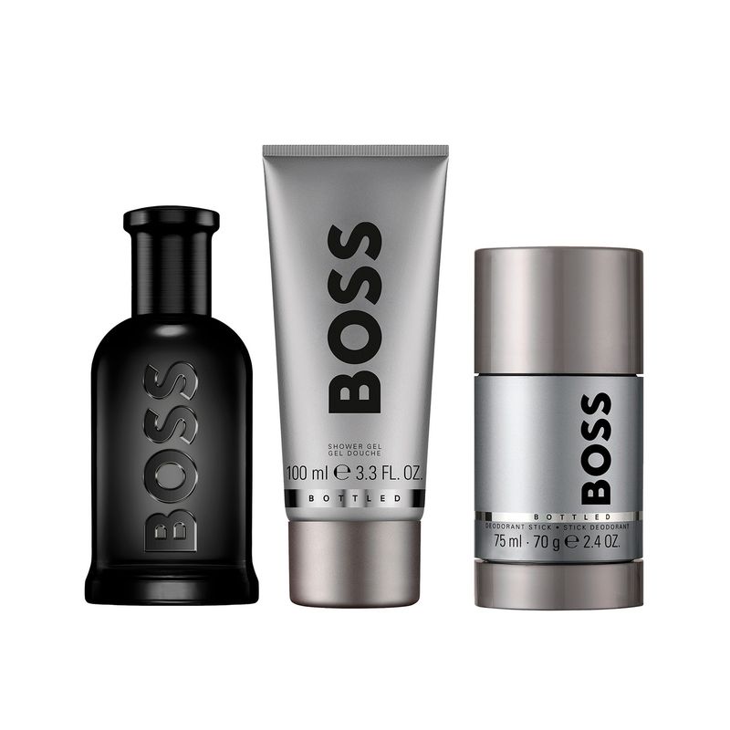 HUGO BOSS - Set de perfume Hombre Hugo Boss Incluye: Set de Perfume Hombre Boss Bottled Parfum (Multi) 100 ml + 100 ml + 75 ml