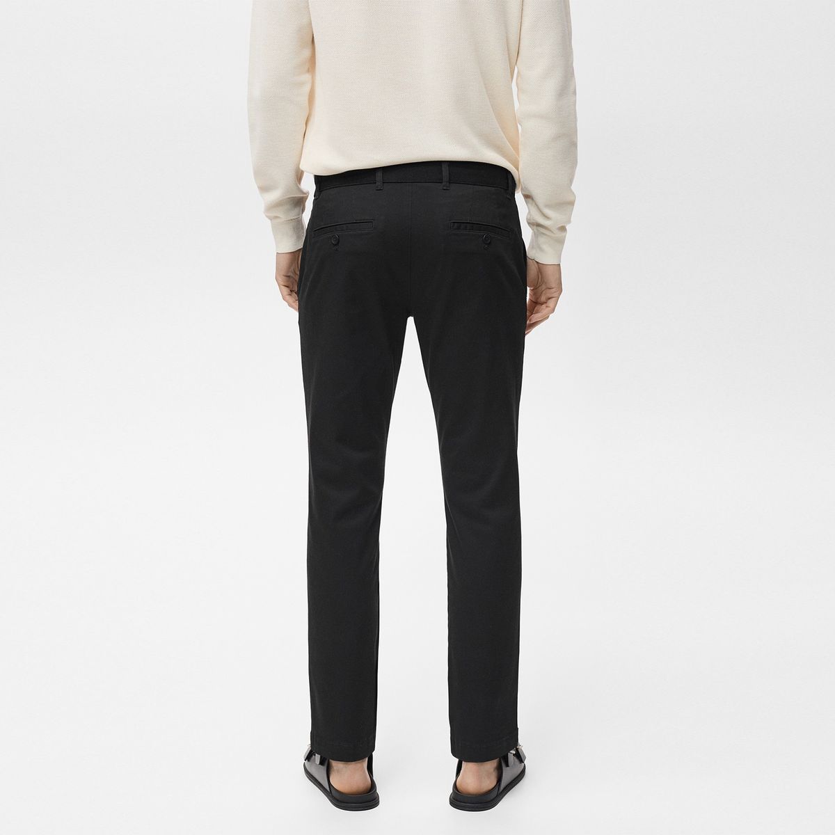 MANGO - Pantalón Chino Hombre Tapered de Algodón MANGO