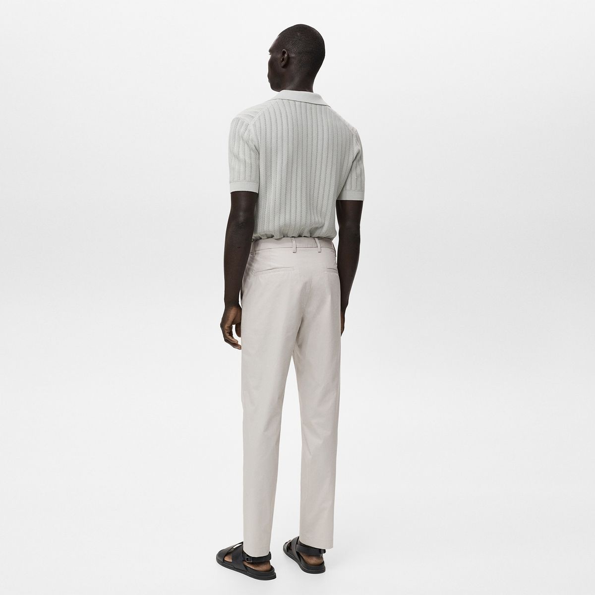 MANGO - Pantalón de drill Hombre Slim de Algodón MANGO