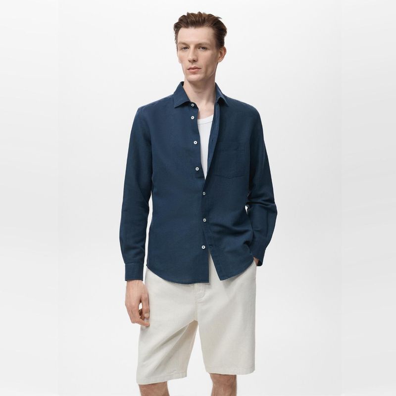 MANGO - Camisa Hombre Manga larga Classic fit MANGO