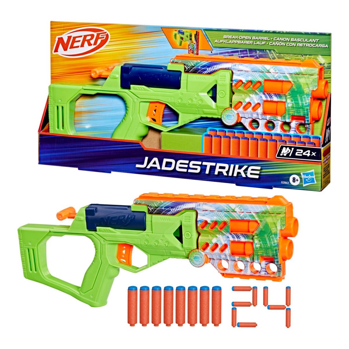 NERF - Lanzador Nerf: Serie N Jadestrike