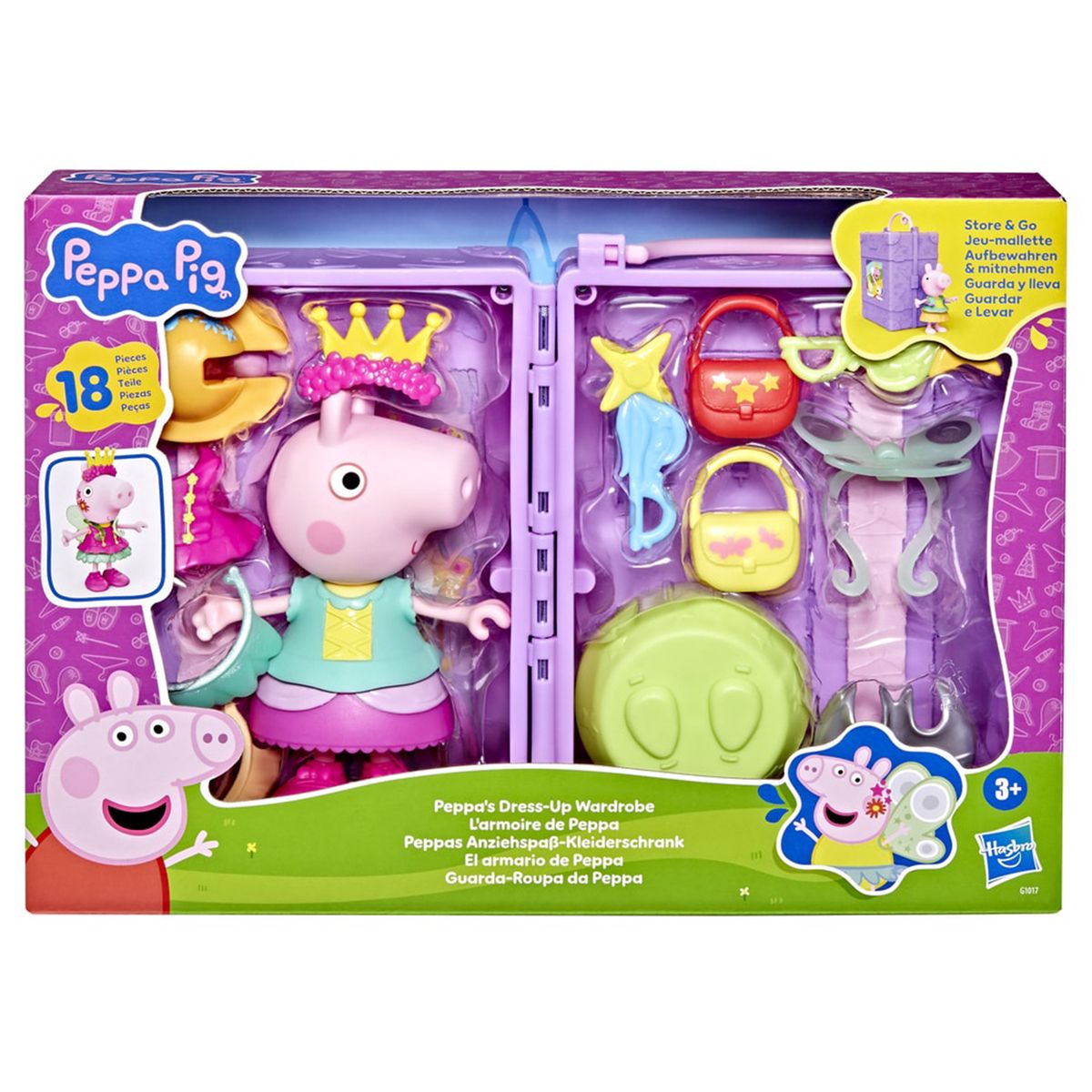 PEPPA PIG - Muñeca Peppa Pig:  El armario de Peppa