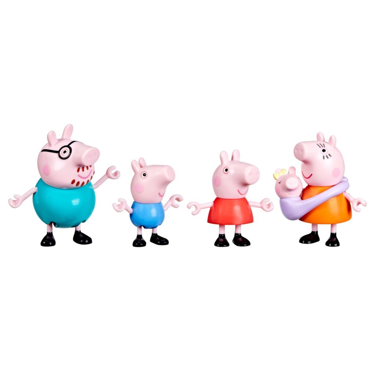 PEPPA PIG - Muñeca Peppa Pig: Set de figuras Peppa y su familia