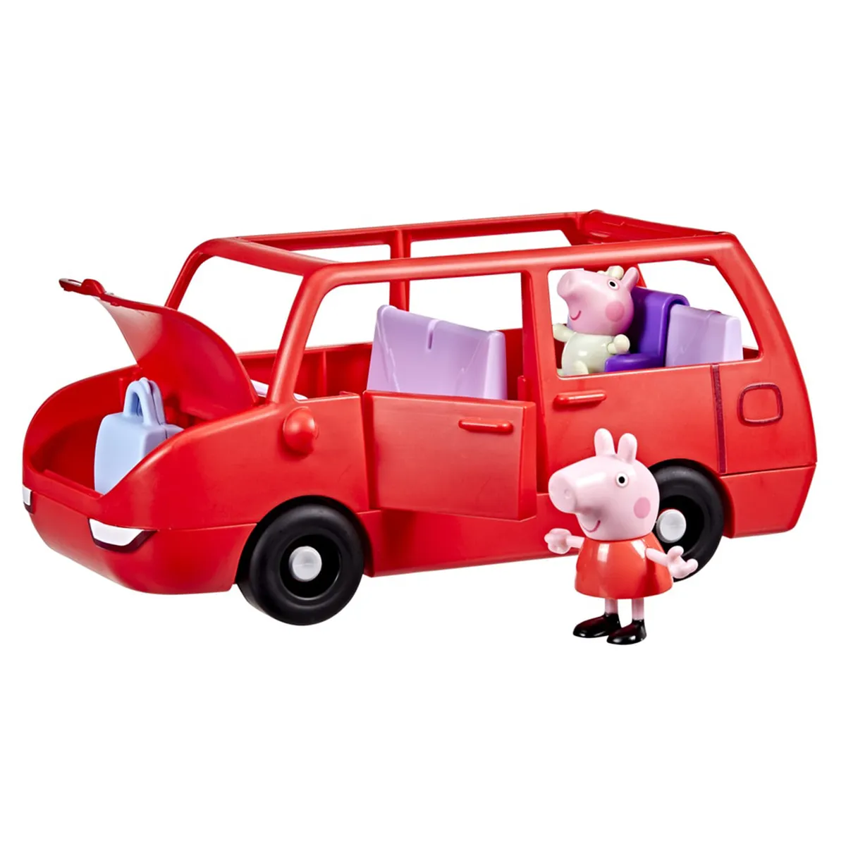 PEPPA PIG - Muñeca Peppa Pig: El gran carro de la familia de Peppa