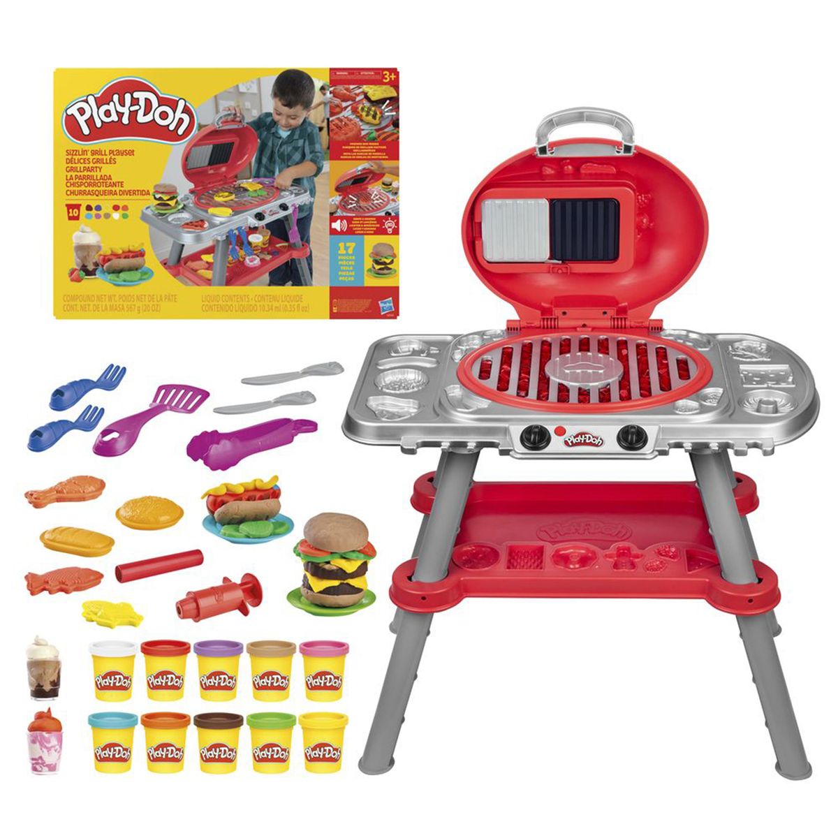 PLAY DOH - Play-Doh: La parrillada chisporroteante 