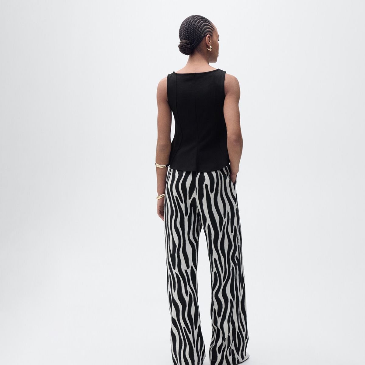 MANGO - Top Mujer Sin mangas Mango