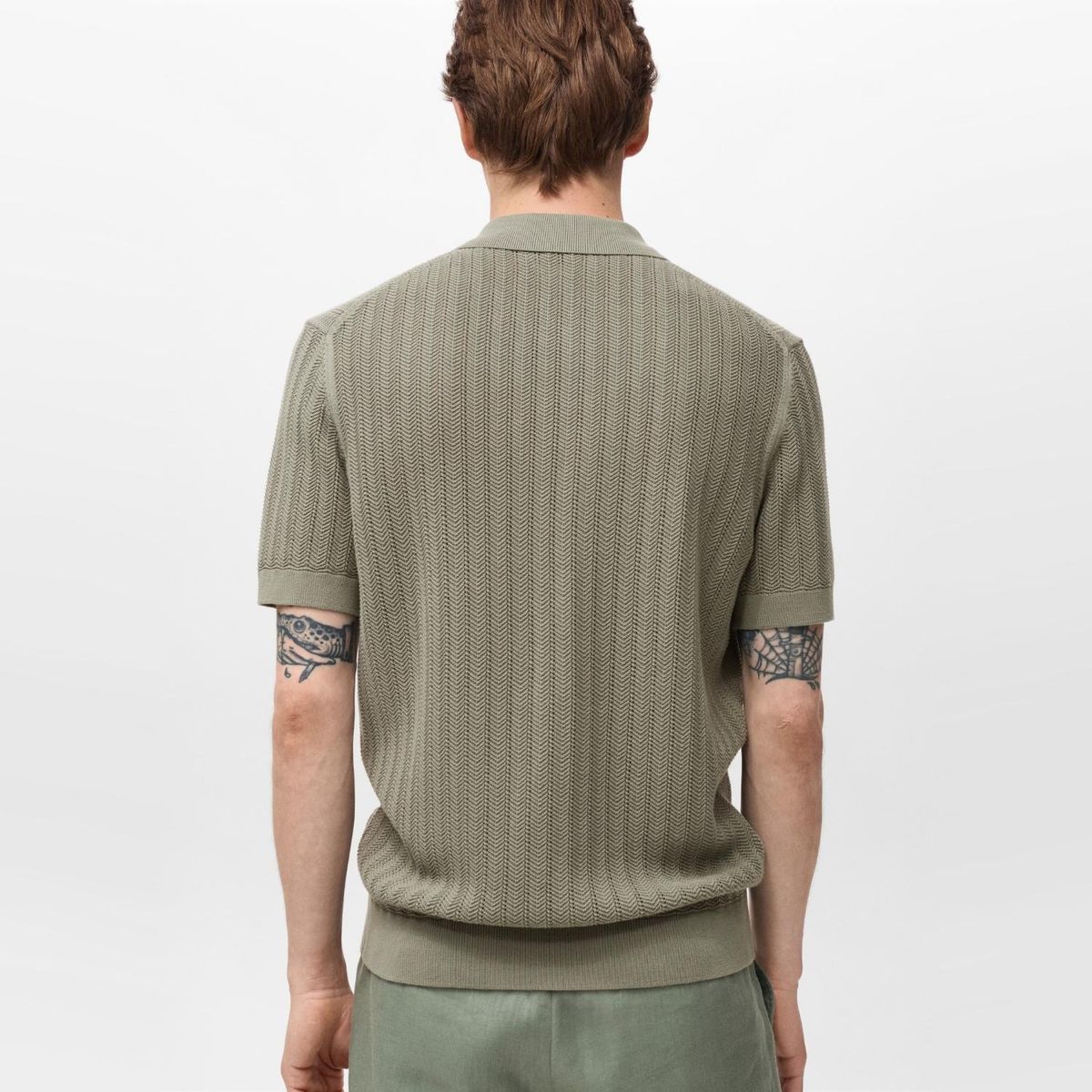 MANGO - Camisa Hombre Manga corta Regular fit MANGO