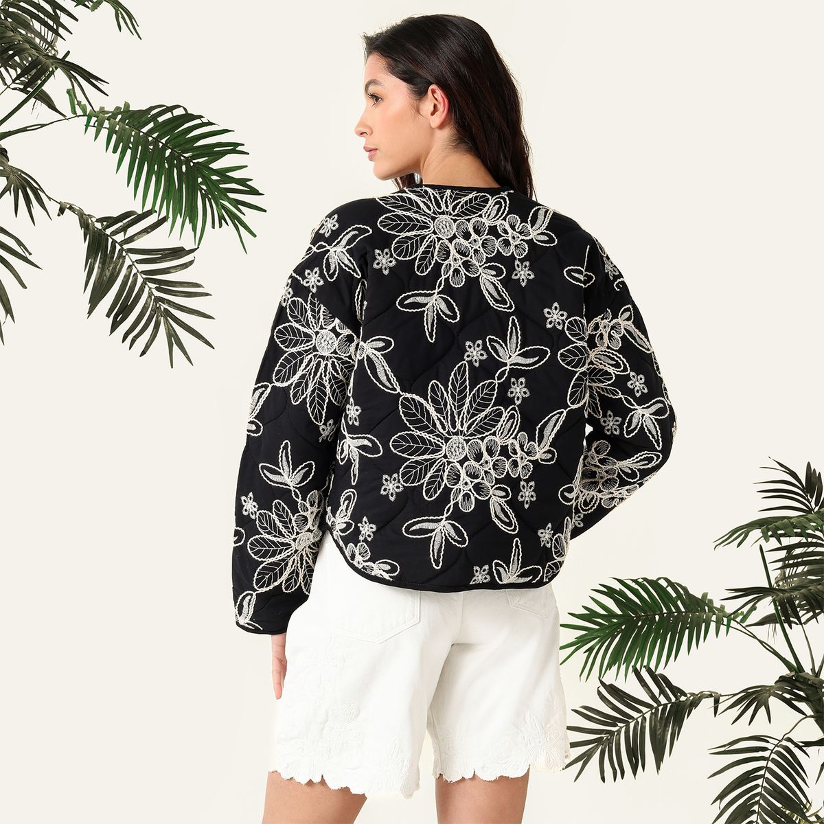 BAHIA MARIA X FALABELLA - Chaqueta Mujer con Estampado de Algodón Bahia Maria x Falabella
