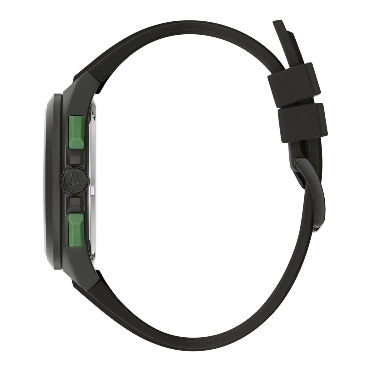 BULOVA - Reloj Bulova Hombre Maquina. Reloj Silicona Negro 98B381