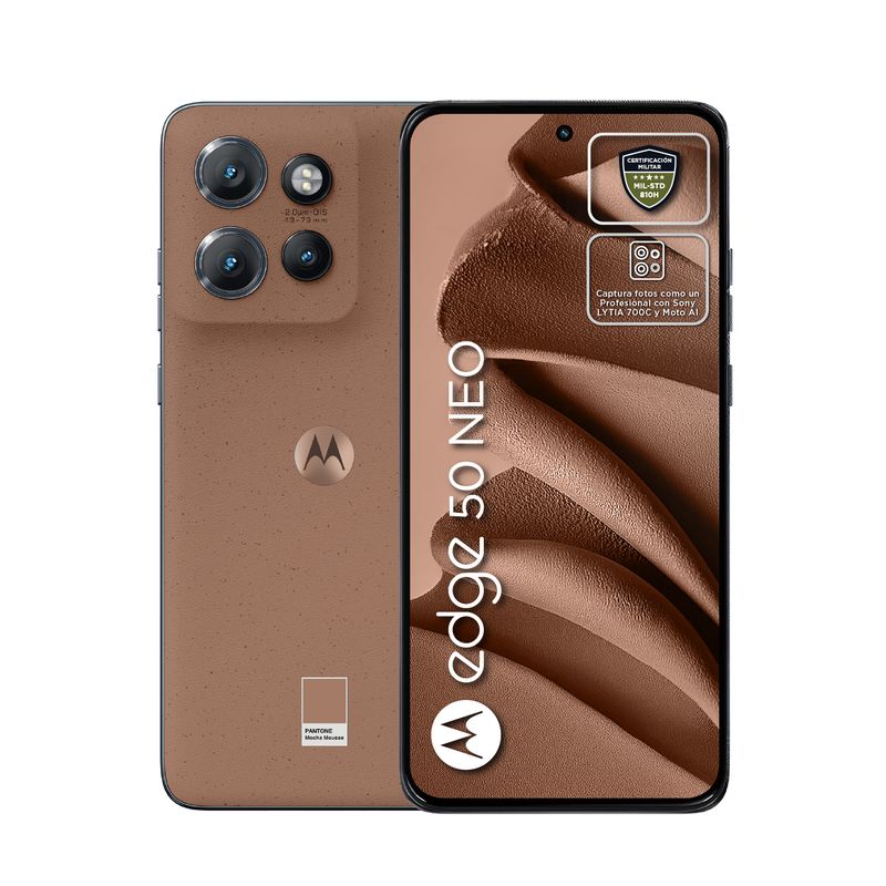 MOTOROLA - Celular Motorola Edge 50 Neo 5G 256GB | 8GB RAM | Cámara posterior 50MP|Cámara frontal 32MP| Pantalla 6,3 pulgadas + Mediatek Dimensity 7300x