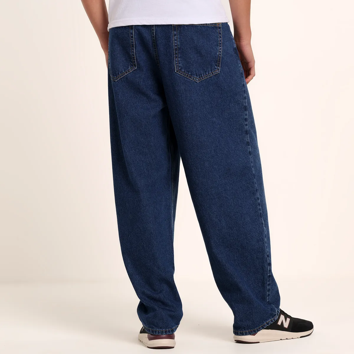 BEARCLIFF - Jean 5 Bolsillos Hombre Baggy Algodón Largo 32 Bearcliff