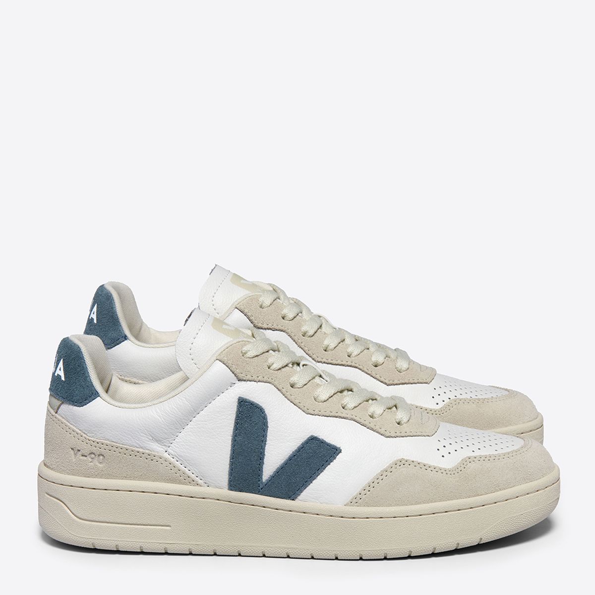 VEJA - Tenis Veja Moda V-90 Hombre Blancos