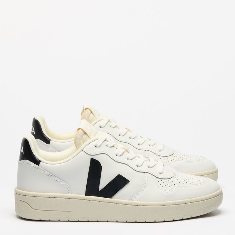 VEJA - Tenis Veja Moda V-10 Mujer Blancos