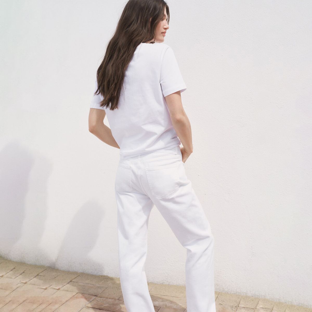 MANGO - Camiseta Mujer Manga corta de Algodón Mango