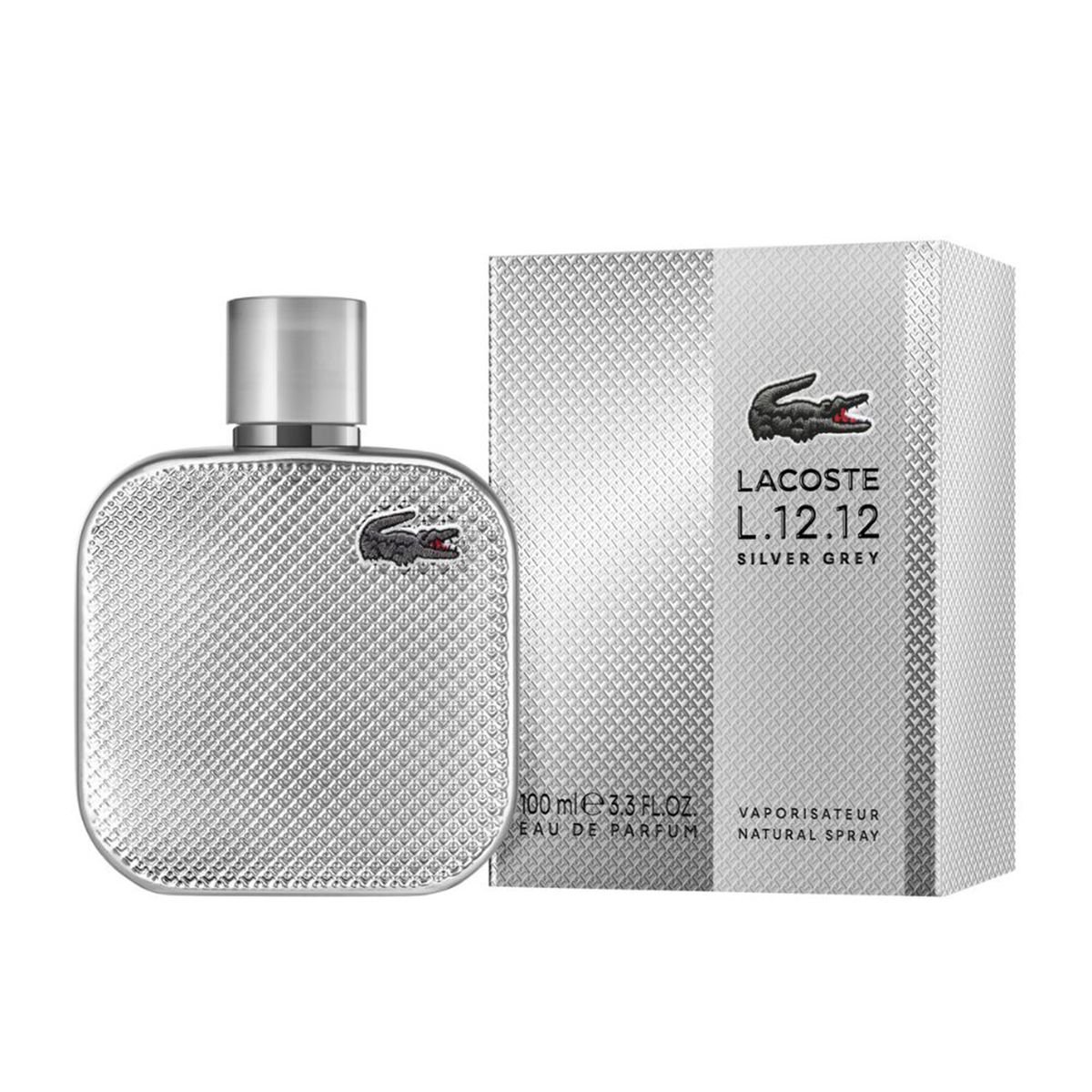 LACOSTE - Perfume Hombre Lacoste L.12.12 Silver Grey 100 ml Eau de parfum