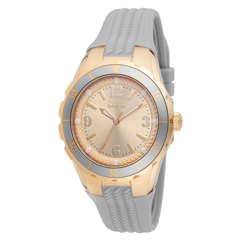 INVICTA - Reloj Invicta Mujer Angel . Reloj  Silicona Negro