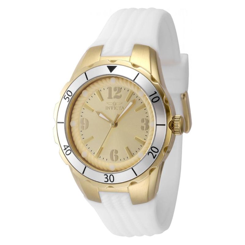 INVICTA - Reloj Invicta Mujer Angel . Reloj  Silicona Blanco