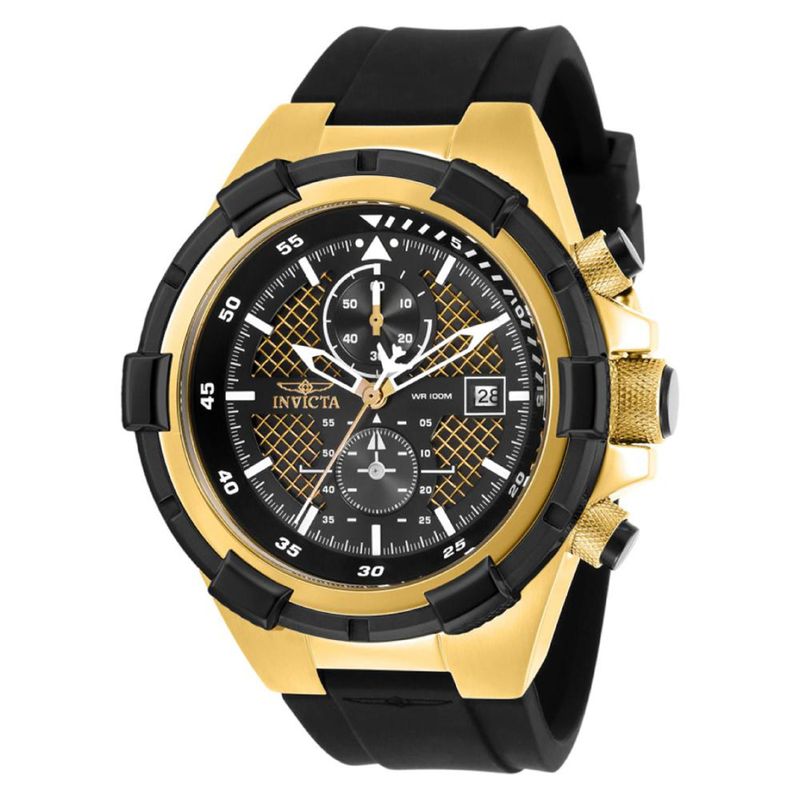 INVICTA - Reloj Invicta Hombre Aviator . Reloj  Silicona Negro