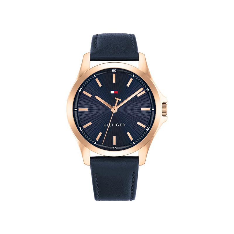 TOMMY HILFIGER - Reloj Tommy Hilfiger Hombre 1792189 . Reloj  Cuero Azul