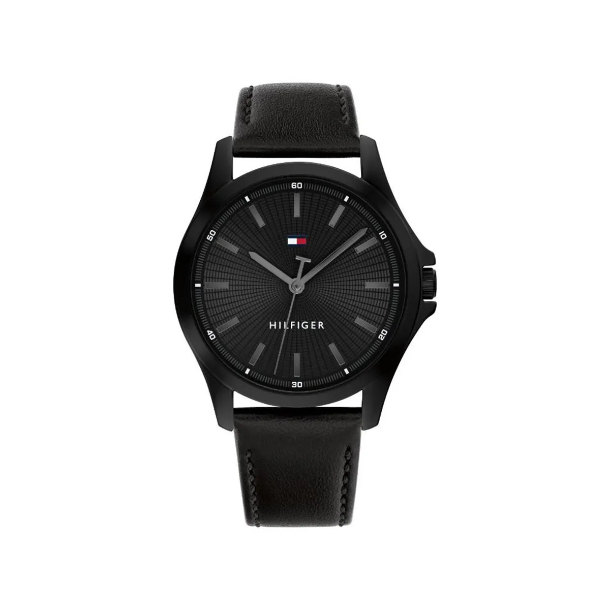 TOMMY HILFIGER - Reloj Tommy Hilfiger Hombre 1792190 . Reloj  Cuero Negro