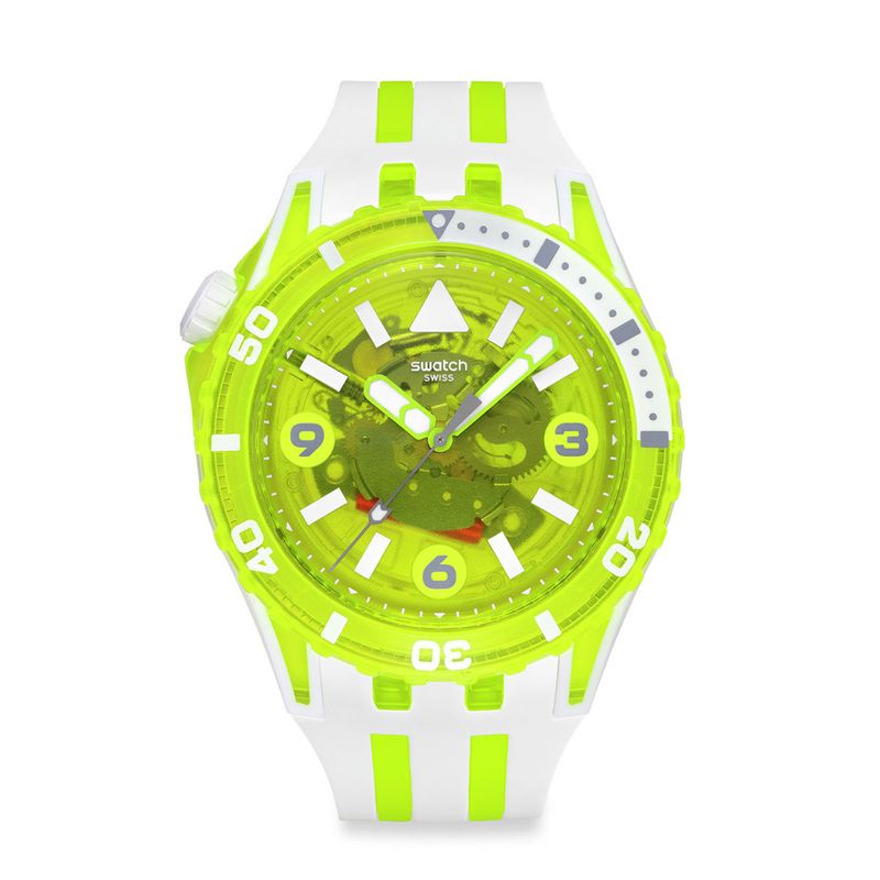 SWATCH - Reloj Swatch Unisex Egg Yolk. Reloj Silicona Amarillo SSCU09J100