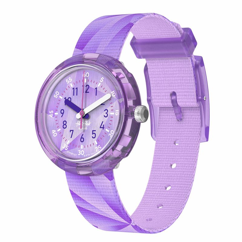 FLIK FLAK - Reloj Flik Flak Niña Purple Prism. Reloj Plastico Morado ZFPNP167