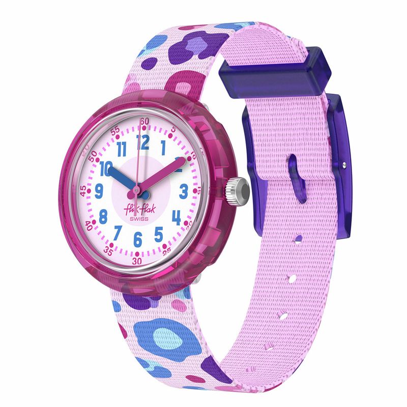 FLIK FLAK - Reloj Flik Flak Niña Time To Roar. Reloj Plastico Rosado ZFPNP166